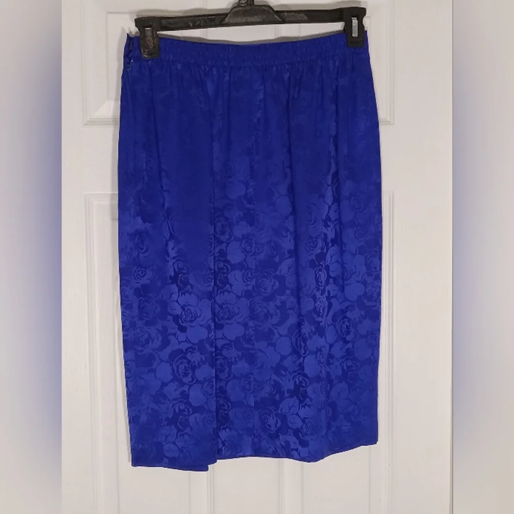 silk jacquard straight skirt Adrianna Papell